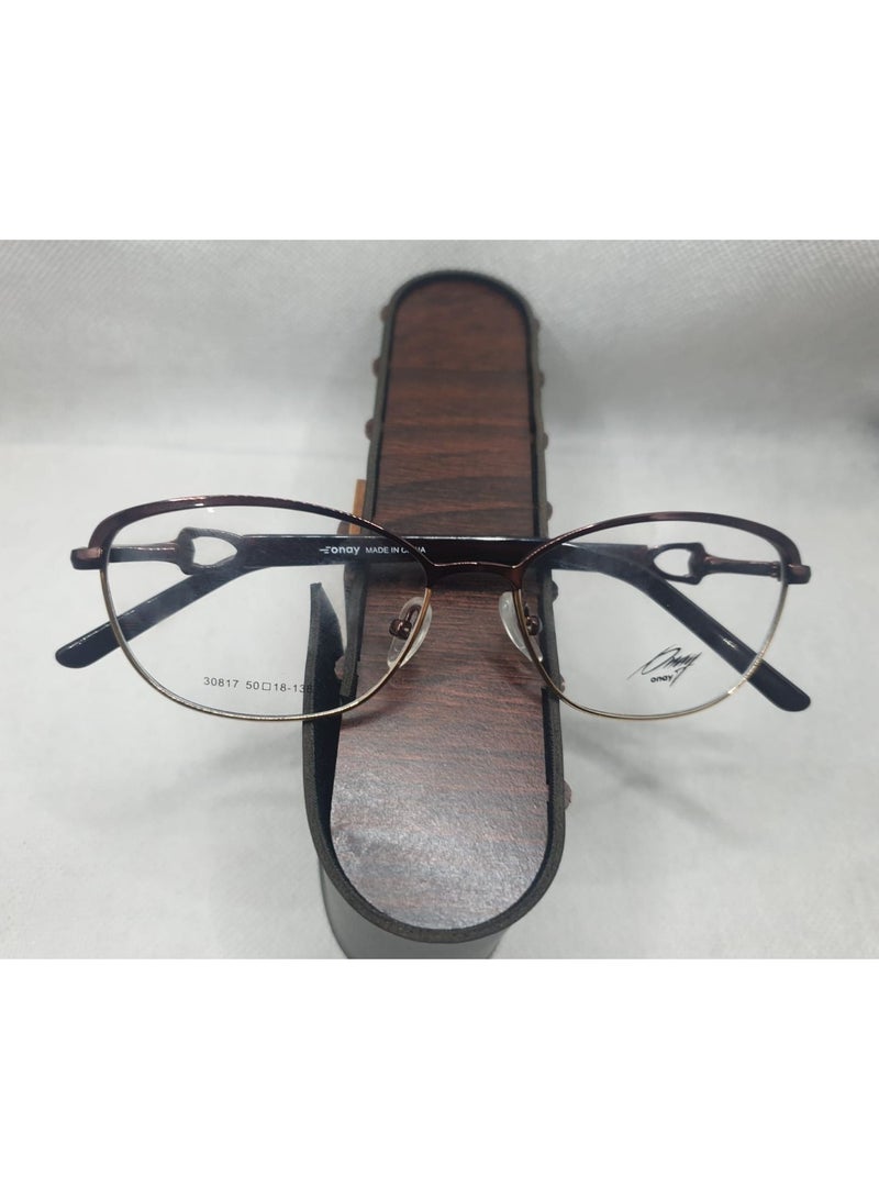 Full Rim  30817 -  3  , Brown  -Female - Image 2