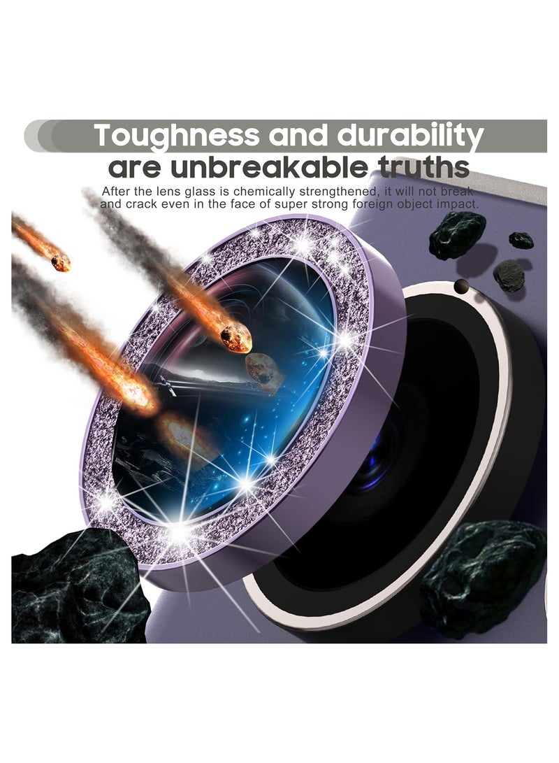 ELTRAZONE 2-Pack for Samsung Galaxy S24 Ultra Camera Lens Protector, 9H Tempered Glass Protective Lens Flim for Samsung Galaxy S24 Ultra Camera Lens Cover-Purple - Image 4