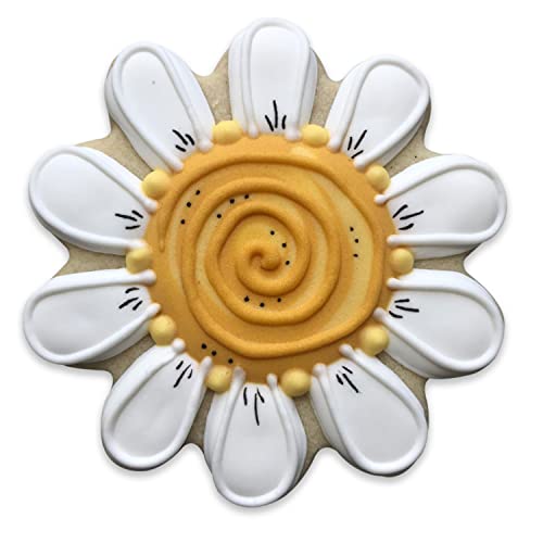 LILIAO Daisy Flower Cookie Cutter - 3.1 x 3.3 inches - Stainless Steel - Image 2