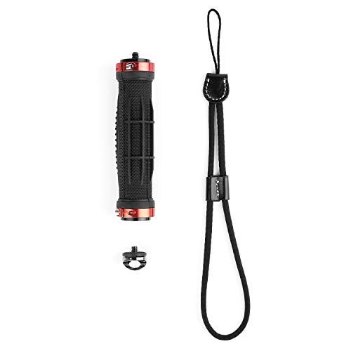 ChromLives Camera Handle Grip Support Mount with Camera Wrist Strap Handlegrip Camera Stabilizer with 1/4'' Male Screw for Digital Video Camera Camcorder Action Camera LED Video Light - Image 2