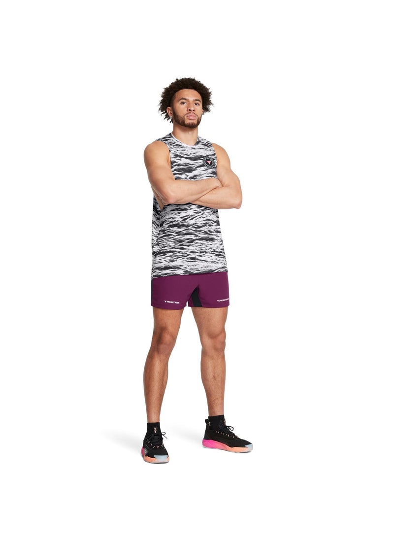 UNDER ARMOUR - Project Rock Ultimate 5" Training Shorts - Image 1