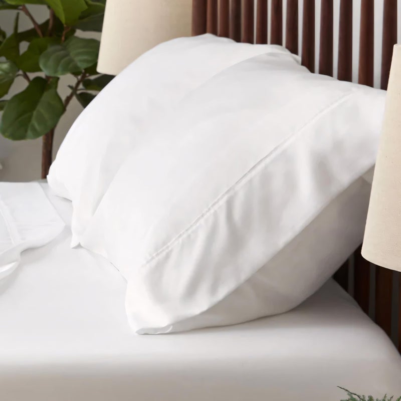 SHEEX Set of 2 Arctic Aire MAX Cooling Pillowcases with CoolX Technology King White