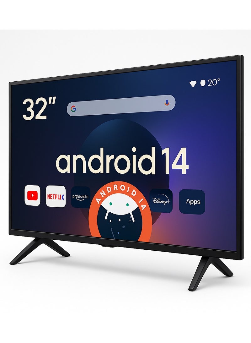 SREEN Sreen 32" smart frameless LED, HD, Smart, Android 14- SRET-32S1  - Image 2