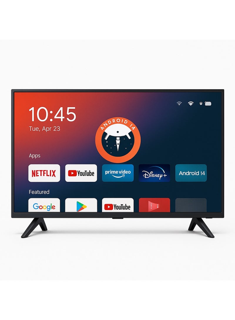 سرين شاشة سرين ٣٢ بوصة LED ‏(الموديل: SRET-32S1)، HD Ready ‏(1366 × 768) ، مزودة بمنافذ HDMI وUSB، تصميم نحيف - Image 4