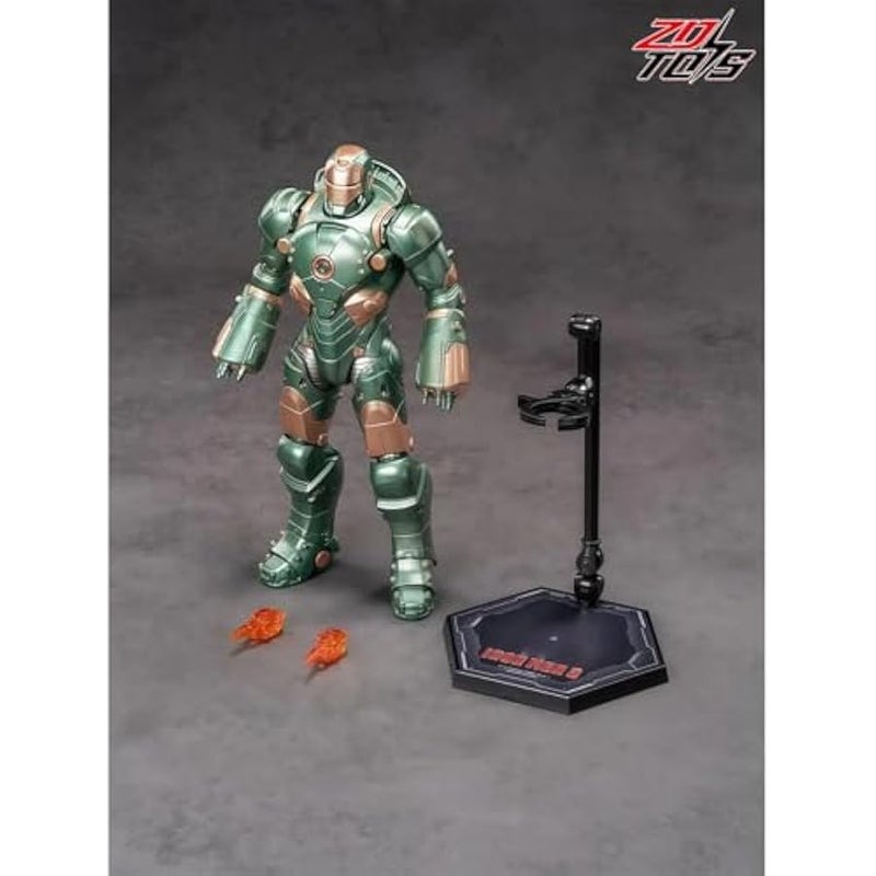 ZD Toys Anniversary Series 1/10 Scale Iron Hero MK37 Hammerhead Collector Action Figure - Image 2