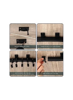 The Bros Curved Ceiling Curtain Track Bendable Moun, Room Divider Curtain Track, Flexible Bendable Ceiling Curtain Rails, for Curtain Rail Bunk Bed Bay Window Room Divider (Black,5 m/ 16.4 ft)  - Image 5