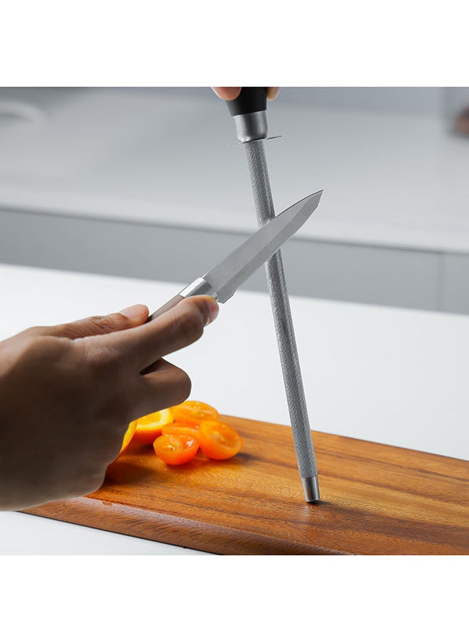 DELCASA Sharpener 7.5" Stainless Steel Sharpening Rod DC2303  - Image 4