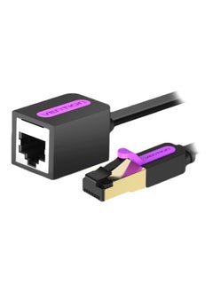 NIBEMINENT CAT 7 RJ45 LAN Network Extension Cable Black  - Image 1