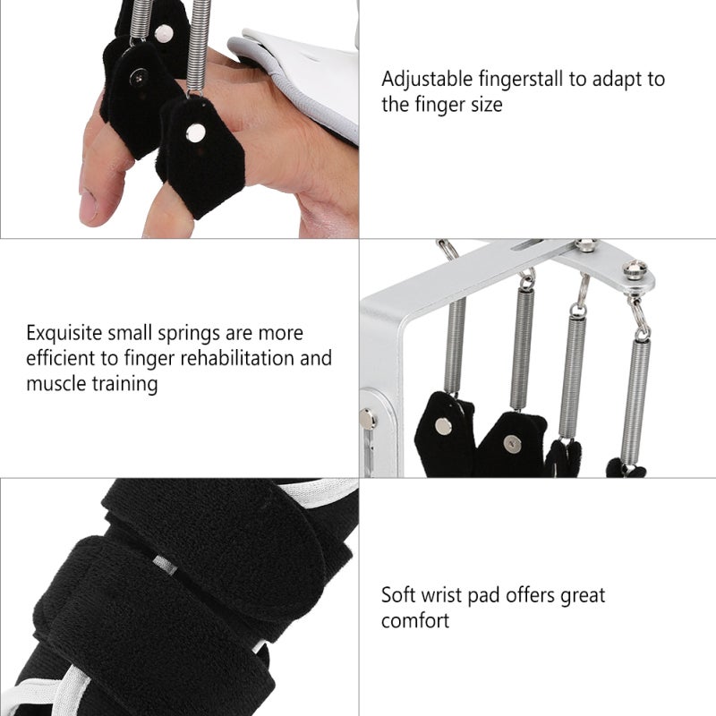 Adjustable Finger Rehabilitation Brace Disassembled Stainless Nuts Fingerstall - Hand Tendon Exercise Equipment for Stroke Hemiplegia Patients - Image 5