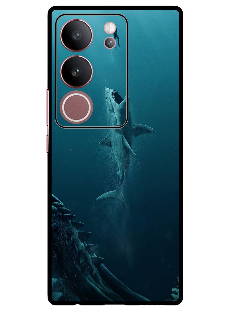 Theodor غطاء واقي مضاد للخدش ومقاوم للصدمات لجهاز Vivo V29 - V29 Pro سمكة ورجال - Image 1