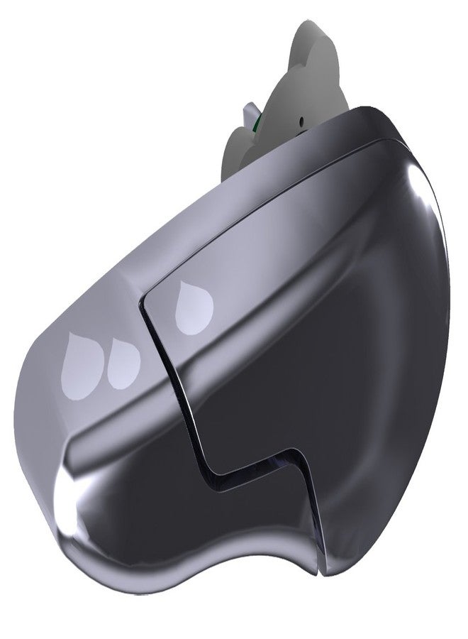 دانكو مُنشِّط تدفق بمقبض منفصل من NEXT BY DANCO لمُحوِّل تدفق مزدوج مُنسدل من HydroRight، كروم مصقول، عبوة واحدة (BSP38)