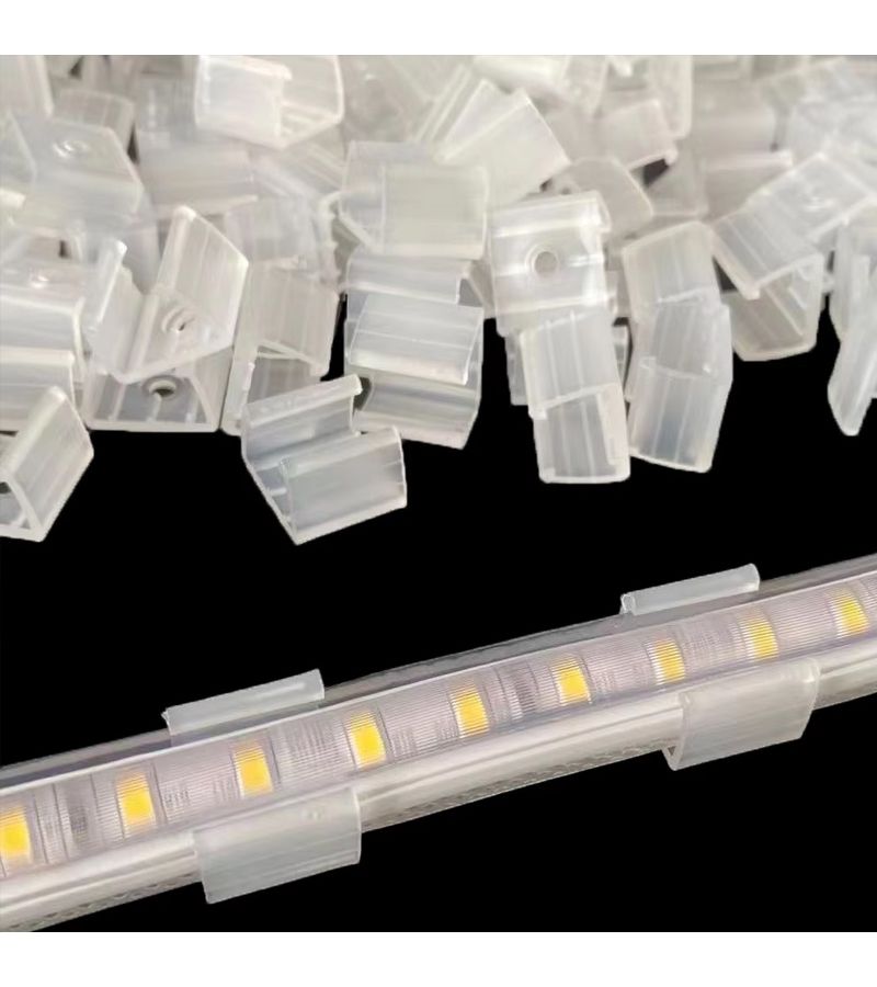 مشابك شريط LED 50 حزمة مجموعة مثبتات وموصلات لشريط النيون - Image 4