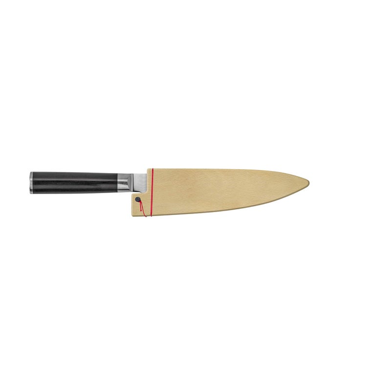 Shun Saya Sheath, Universal Fit for 7”-8” Chef and Santoku Knives, Blonde Beech Wood, Knife Edge Guard for Professional and Home Chefs - Image 2