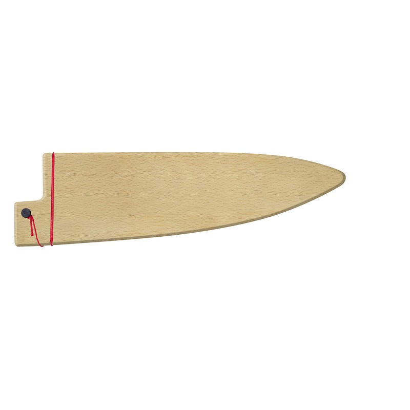 Shun Saya Sheath, Universal Fit for 7”-8” Chef and Santoku Knives, Blonde Beech Wood, Knife Edge Guard for Professional and Home Chefs - Image 1
