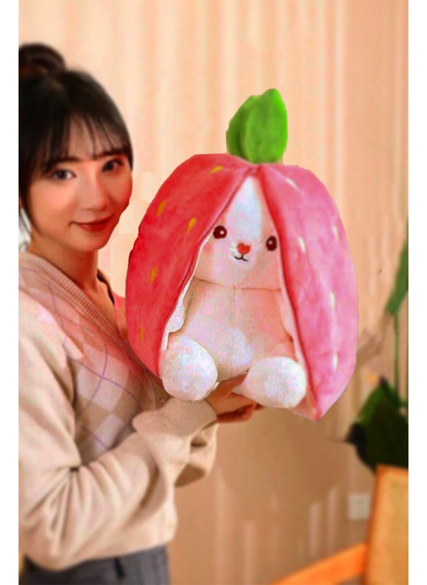 Canestar Strawberry Rabbit Special Design for Lover - Both Strawberry and Rabbit with Zippered Structure  - Image 2