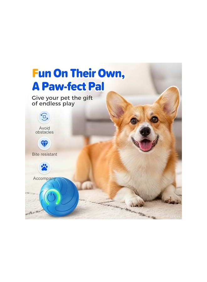 Shaky Ball for Dogs, 2025 Interactive Dog Toys Balls, Automatic Moving Dog Toy, Vibrating Dog Balls, Automatic Rolling Ball Toy for Puppy Small Medium Large Dogs (A - Orange * 1pcs) - Image 5