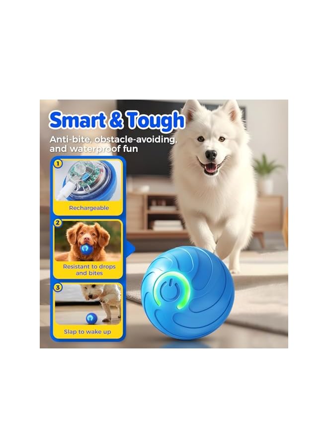 Shaky Ball for Dogs, 2025 Interactive Dog Toys Balls, Automatic Moving Dog Toy, Vibrating Dog Balls, Automatic Rolling Ball Toy for Puppy Small Medium Large Dogs (A - Orange * 1pcs) - Image 4