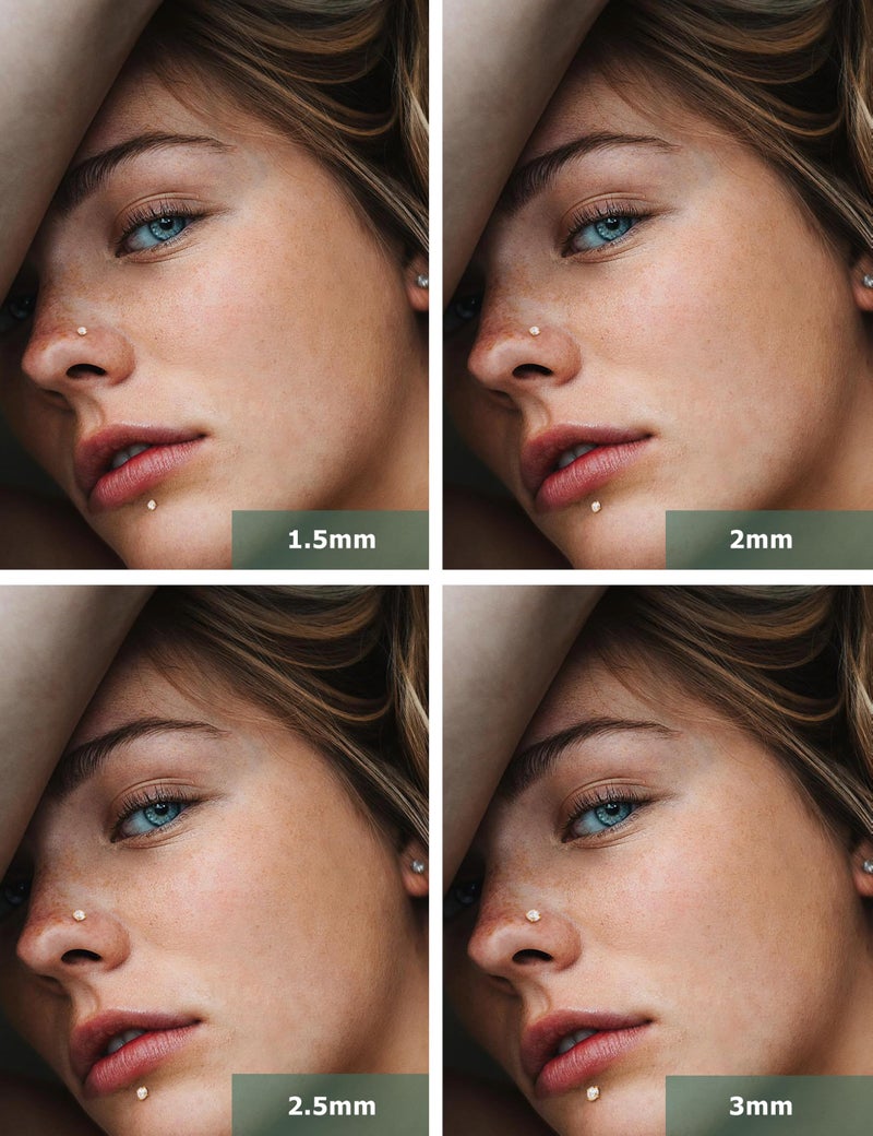 ORAZIO Nose Rings for Women - 14K Gold Filled Hypoallergenic Surgical Steel Nose Ring Hoops 22G Small Cute CZ Screw L Shaped Nose Studs Piercings Jewelry for Women Men 12Pcs G2 - Image 4