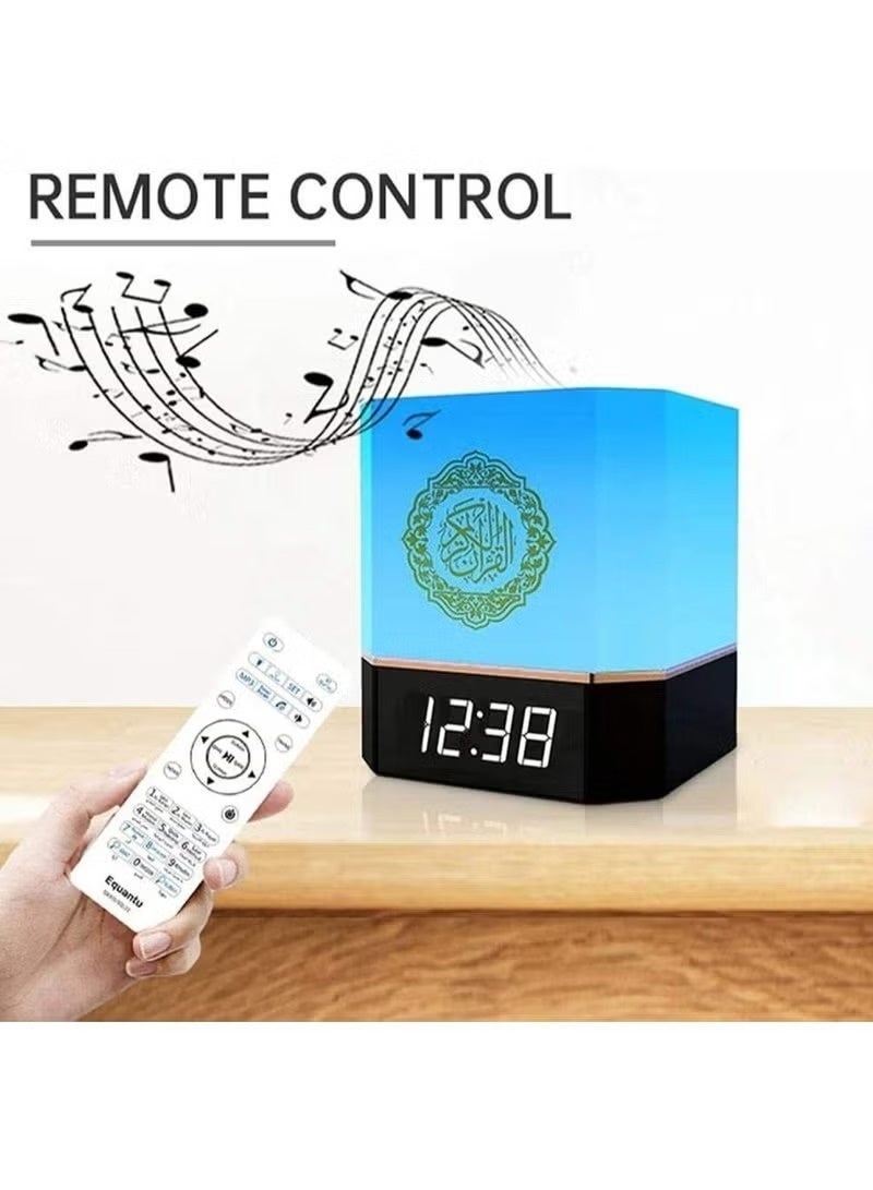 Digital Quran Player Speaker With Remote Control White - Image 3