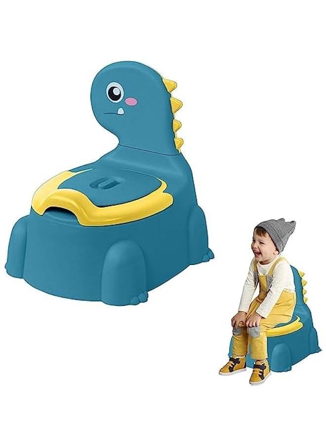 Gonice Baby Potty Training Chair for Boys and Girls, Toddlers Potty Toilet Chair,Dinosaur Potty Training Toilet with Lid for Kids,Comfortable Potty Seat for Children 1-6 Years Old.  - Image 1