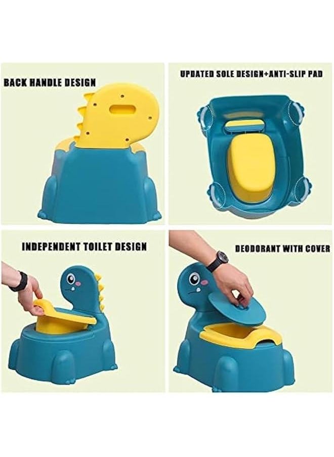 Gonice Baby Potty Training Chair for Boys and Girls, Toddlers Potty Toilet Chair,Dinosaur Potty Training Toilet with Lid for Kids,Comfortable Potty Seat for Children 1-6 Years Old.  - Image 4