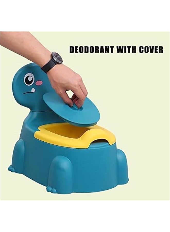 Gonice Baby Potty Training Chair for Boys and Girls, Toddlers Potty Toilet Chair,Dinosaur Potty Training Toilet with Lid for Kids,Comfortable Potty Seat for Children 1-6 Years Old.  - Image 5
