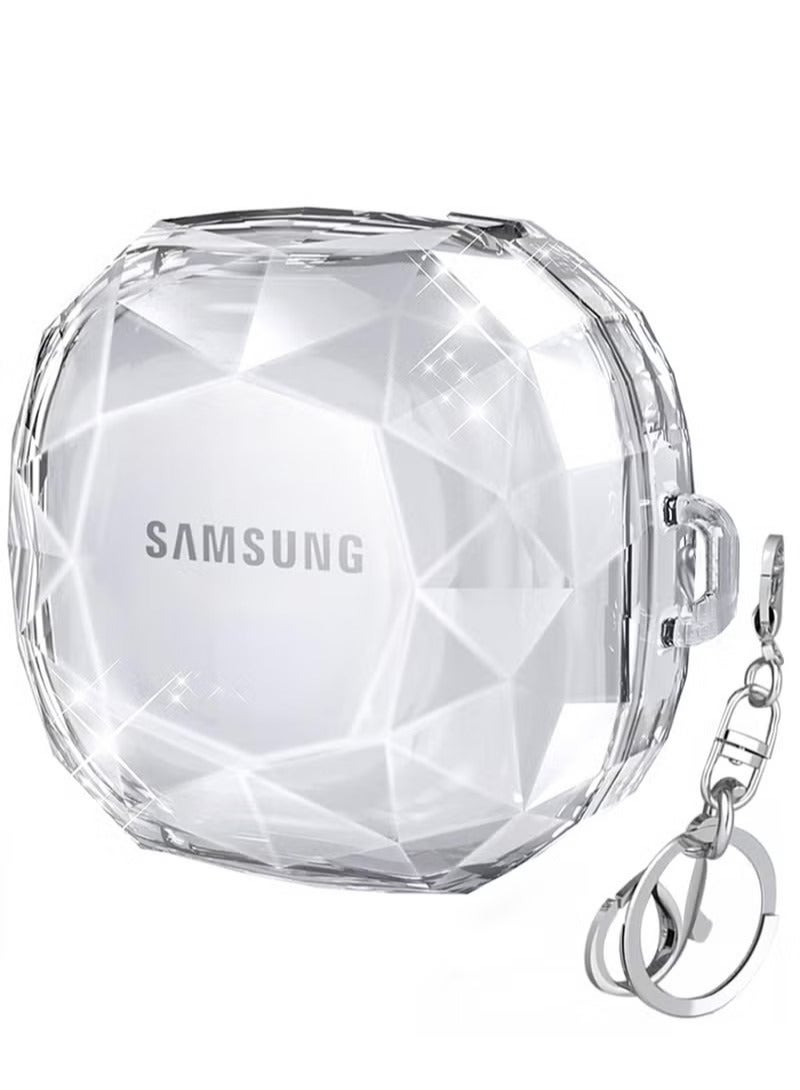 غطاء الحماية سامسونج جالاكسي بادز FE ٢٠٢٣ | غطاء جالاكسي بادز 2 برو ٢٠٢٢ | غطاء جالاكسي بادز ٢ ٢٠٢١ | غطاء جالاكسي بادز برو ٢٠٢١ | جالاكسي بادز لايف 2020 جراب واقي مقاوم للصدمات مع سلسلة مفاتيح - Image 2