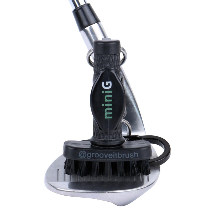 Grooveit Mini Golf Brush The Small MiniG 'Dry Scrubber' Features A Detachable Magnet, Heavy-Duty Nylon Bristles, and 3-Yr Warranty - Used On All Professional Golf Tours - Golf Accessory of 2023 - Image 4