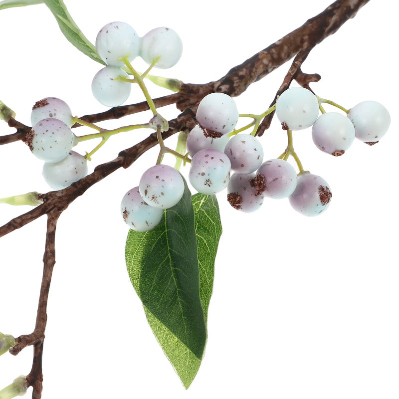 Simulation Berry Branch Pick Realistic Fake Branch Stem Realistic Artificial Branch Lifelike Berry Stem Holiday Party Decoration - Image 3