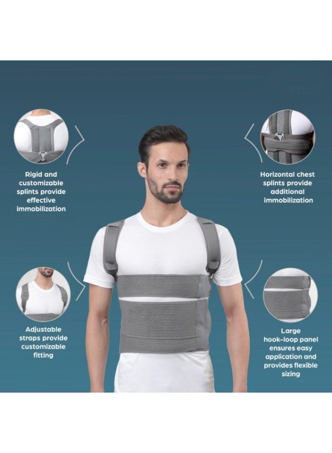 Full Back Support Belt - Maximum Stabilization for Spine & Posture Correction - High Quality for Pain Relief & Daily Use - Image 3