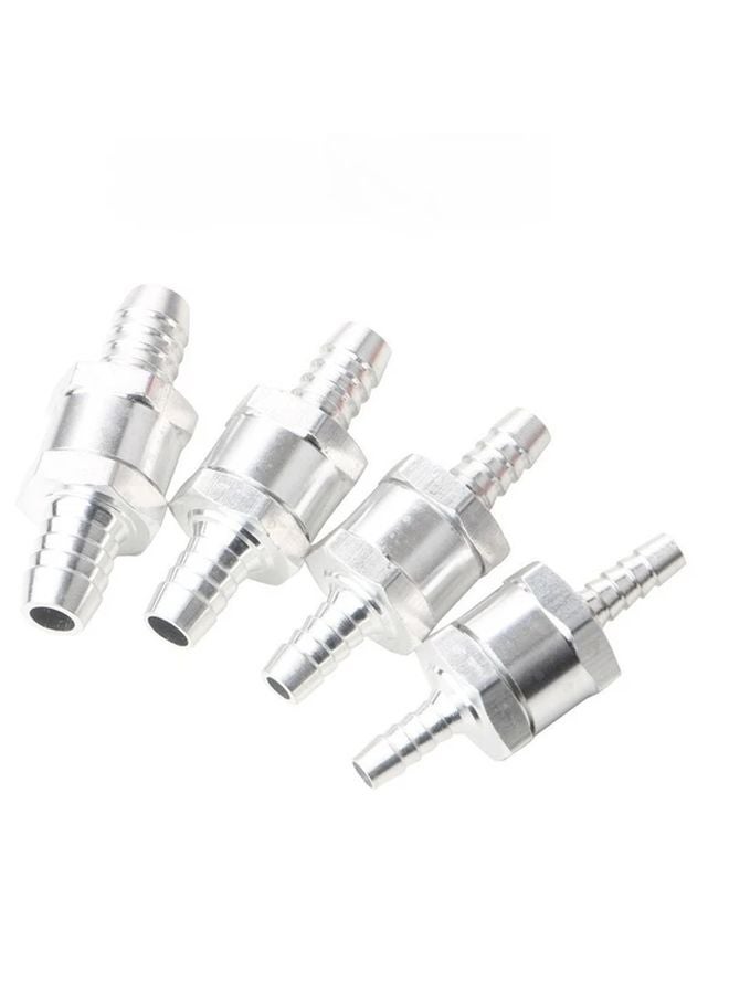 2pcs 10mm Aluminum Alloy One Way Check Valve For Gas Oil Diesel Fuel Pipe - Image 3