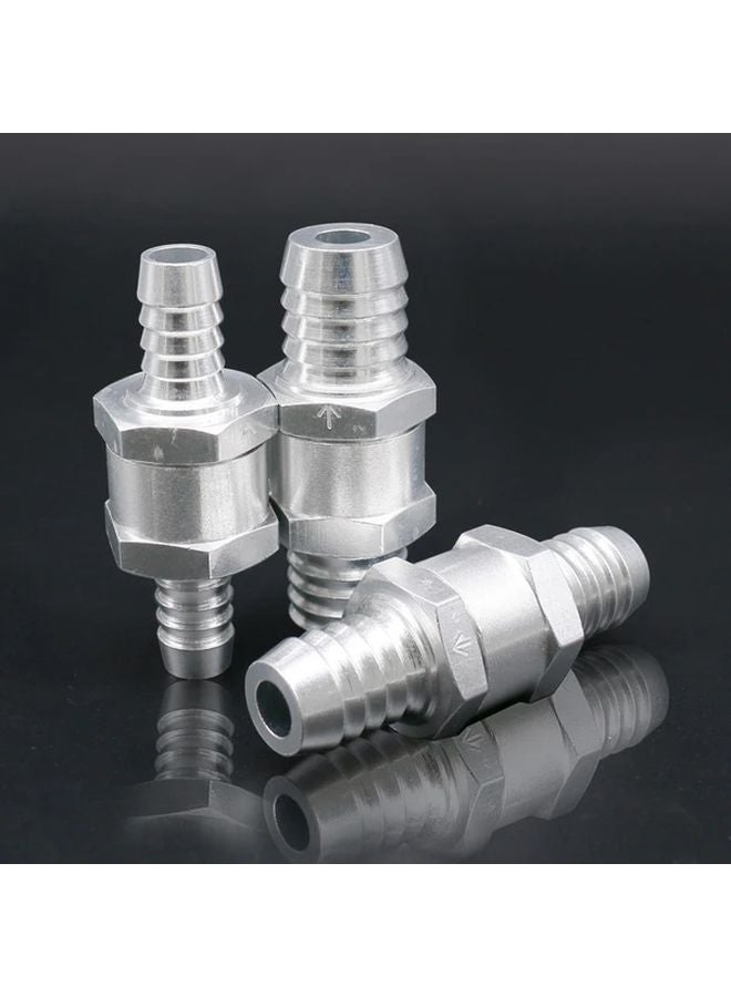 2pcs 10mm Aluminum Alloy One Way Check Valve For Gas Oil Diesel Fuel Pipe - Image 4