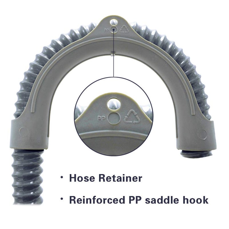 Tt Flex Washing Machine Drain Hose 10 Ft Corrugated And Flexible Washer Drain Hose Replacement Discharge Hose For Washing Machines With Clamp And Screwdriver - Image 4