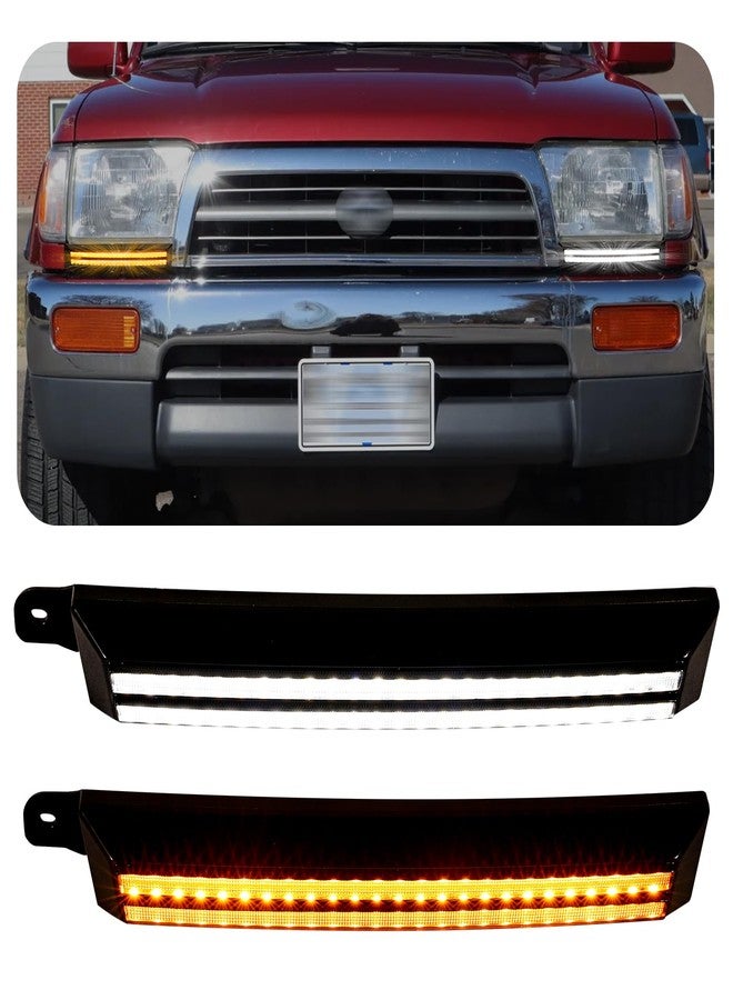 BreTrewri Daytime Running Lights Fog Lights fit for 1996-2002 toyota 4Runner headlights Turn Signal Lights Assembly(1996-2002-4Runner) - Image 1