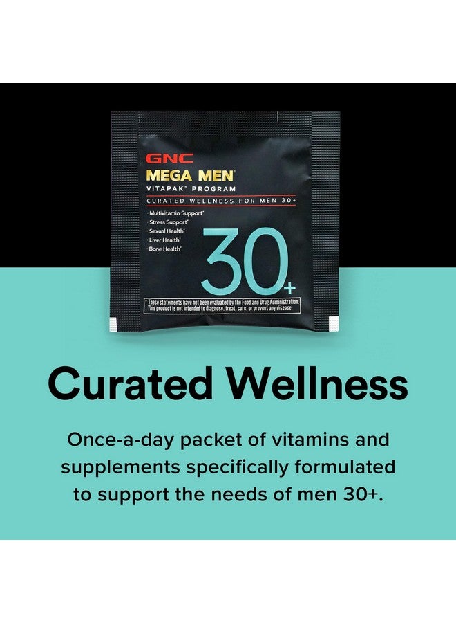 GNC Men's 30+ Vitapak Program | 5-in-1 Daily Multivitamins and Minerals | Supports Healthy Bones and Stress Relief | 30 Servings - Image 3