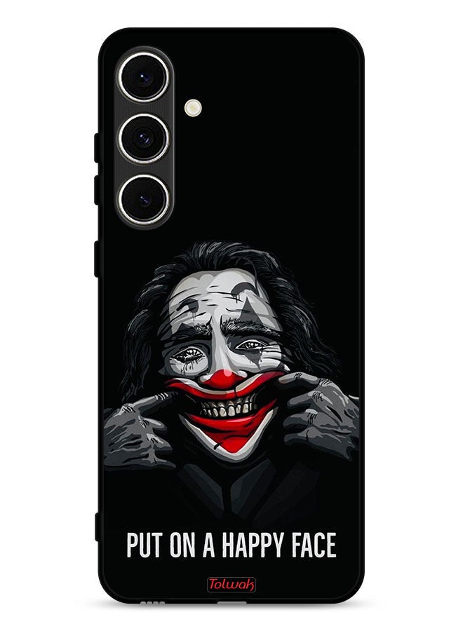 Tolwak Samsung Galaxy A36 5G Protective Case Cover Put On Happy Face - Image 1