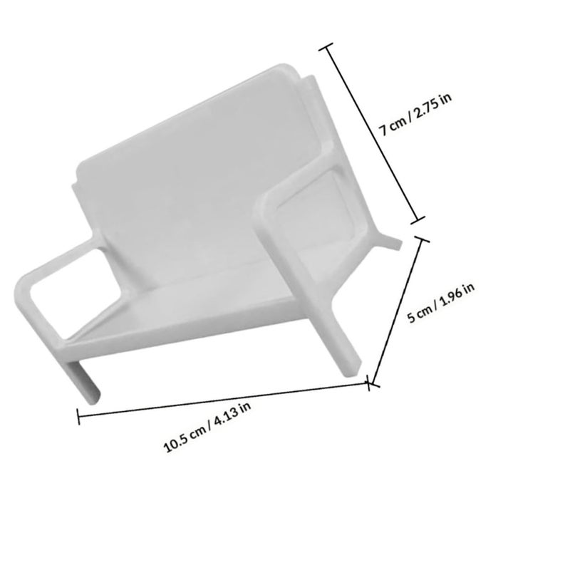 Sofa Shaped Business Card Holder Plastic Desktop Display Stand for Office Storage - Image 3