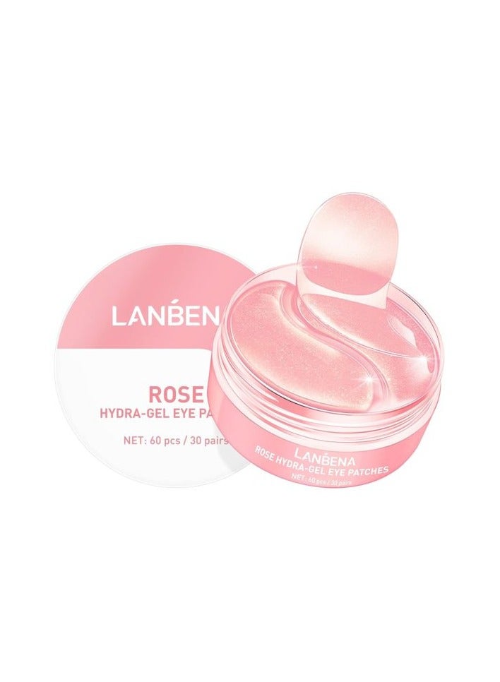 Lanbena Rose Hydra-Gel Eye Patches 30 Pairs - Image 1