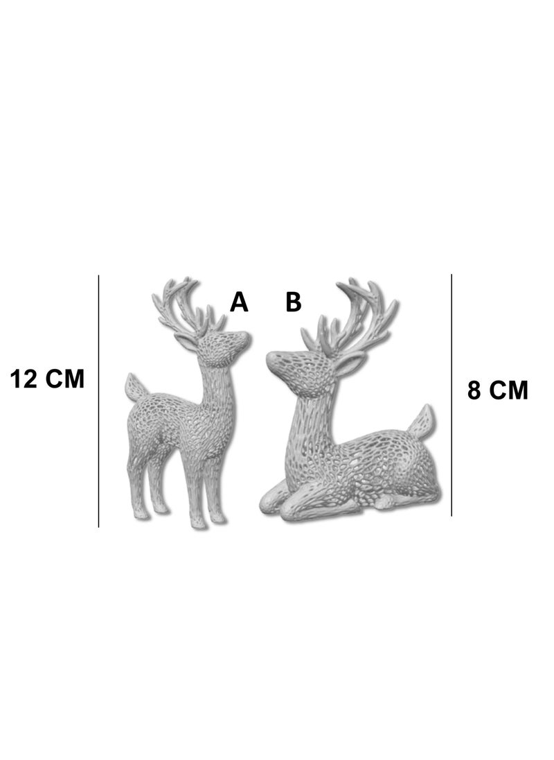 3D Brothers - Home Decore Artistic Sculpture Graceful Deer Decoration for houses - Image 1