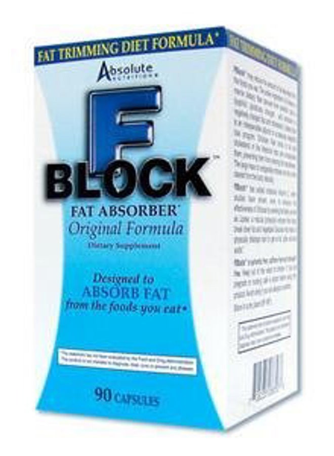 Absolute Nutrition FBlock Xtra Fat Absorber, Diet Formula, 90 Capsules - Image 2