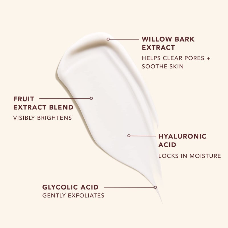 JLO BEAUTY AHA BHA Exfoliant Face Cream, Night Moisturizer with Glycolic Acid & Hyaluronic Acid, Skin Care for Women, That Overnight Hustle Exfoliating Night Cream for Fine Line Support, 1 Oz - Image 4