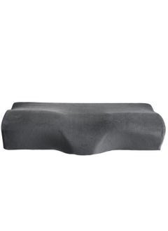 Anti-Snoring Memory Foam Pillow, Comfortable Orthopedic Pillow for Neck Support and Shoulder Pain Relief, Side Sleeping Pillow with Washable Cover, by HT, Gray