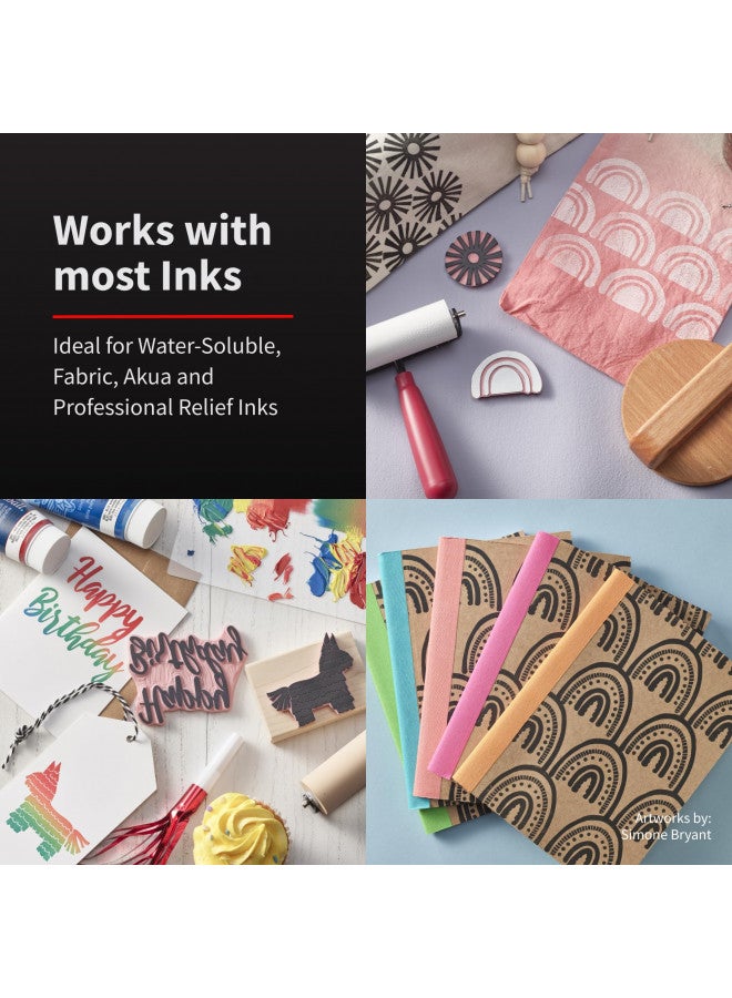 Speedball Deluxe Soft Rubber Brayer, 2.5-Inch - Image 4