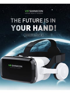 Shinecon VR SHINECON Thousand Magic Mirror, VR Glasses, G04BS Bluetooth Headset Version, 3D Virtual Reality Helmet Smartphone + Y1 Joystick  - Image 3