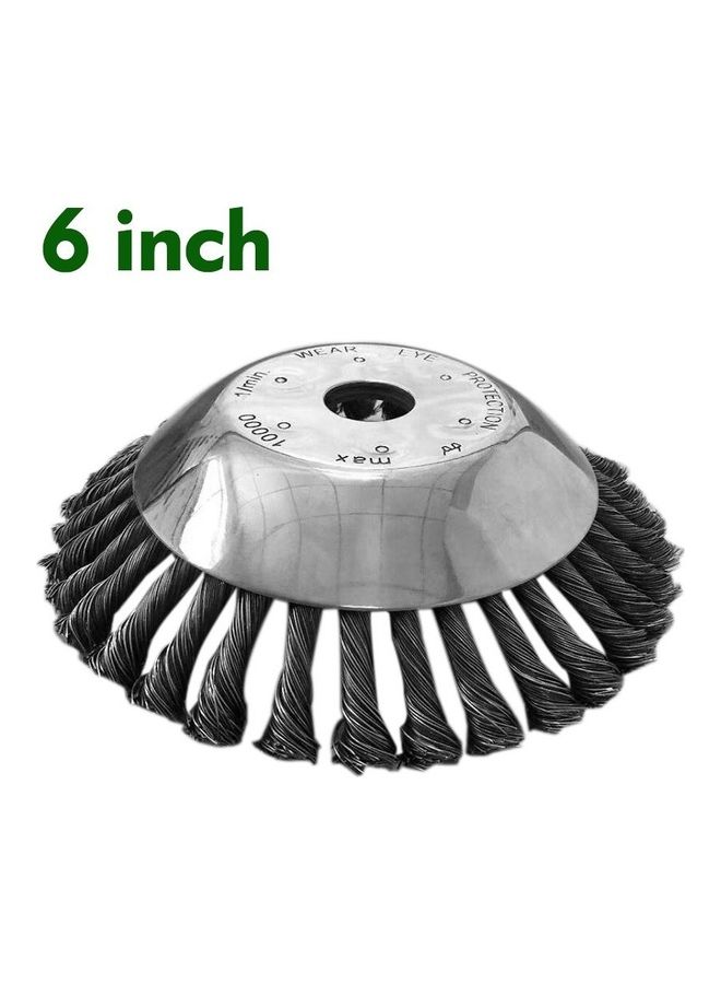 NIBEMINENT 6-Inch Durable Grass Trimmer Grey - Image 1