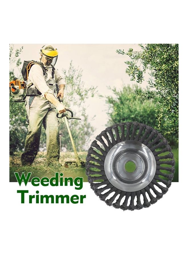 NIBEMINENT 6-Inch Durable Grass Trimmer Grey - Image 3