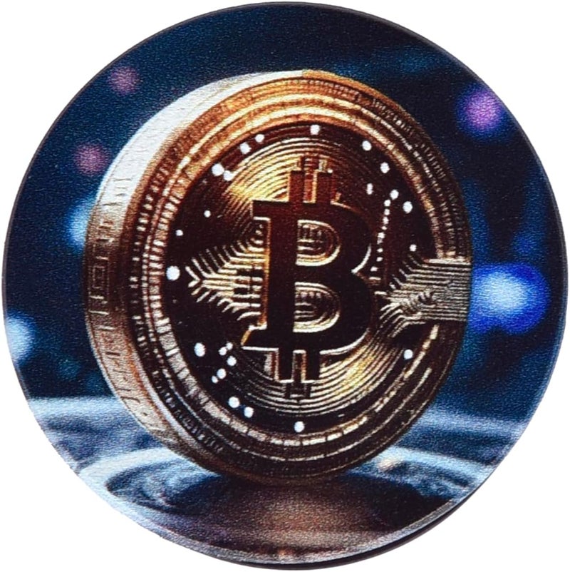 CryptoPOP (BTC2) - مقبض الهاتف المحمول وحامل الهواتف الذكية، حامل تمديد الهاتف الخلوي القابل للطي للهواتف والأجهزة اللوحية لعشاق العملات الرقمية في الإمارات العربية المتحدة - Image 4