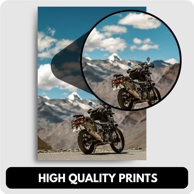 auraposter Bike Posters (Set of 40) | SuperBike Posters Royal Enfield, Jawa, Harley Davidson Vintage Motorbikes | Classic Motorcycle Retro Bikes | Glue Dots Included - Image 4