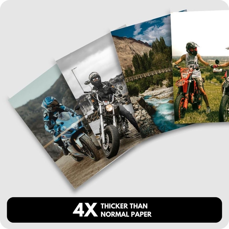 auraposter Bike Posters (Set of 40) | SuperBike Posters Royal Enfield, Jawa, Harley Davidson Vintage Motorbikes | Classic Motorcycle Retro Bikes | Glue Dots Included - Image 2