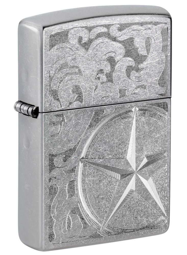 Zippo ولاعة Zippo AE180797 207 Star Struck Street Chrome المقاومة للرياح - Image 1